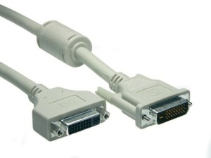 DVI Verlängerungskabel, Dual Link, DVI (24+1) Stecker-Buchse, Länge: 5 m