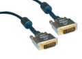 High Quality DVI Monitorkabel 1,5 Meter, Dual Link, 2 x DVI (24+1) Stecker, vergoldete Kontakte