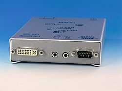 DVXi/ME DVI Media-Extender über Multimode mit Audio/seriell - Sender und Empfänger