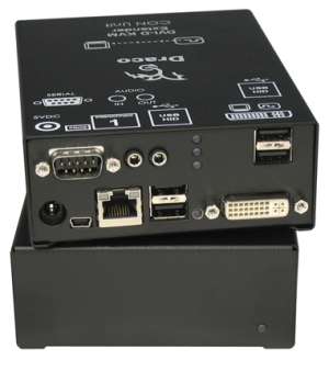 Draco Extender Compact / 1Monitor/4xUSB-HID/uni-Digital Audio/CATx