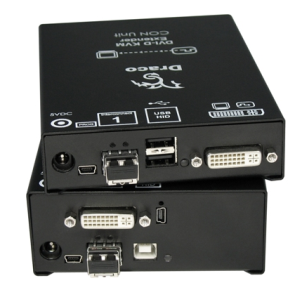 Draco Extender Compact / 1Monitor/4xUSB-HID/bidi-Analog Audio/RS232/Single-Mode 