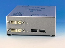 Draco - KVM Remote Unit: Dual-Head DVI und USB