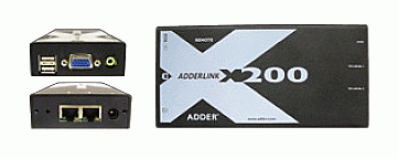 X200A/R USB (Keyboard, Mouse,), VGA und Audio - Cat5 Empfänger