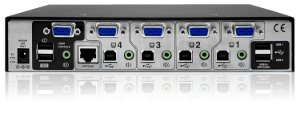 AdderView PRO VGA - 4-Port VGA,USB 2.0 und Audio Switch - bis 1920x1440