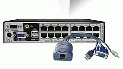 AdderView CATx 1016 - 1 User / 16 Computer-Ports