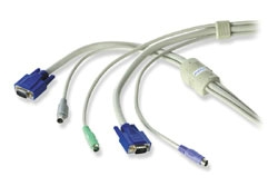 Adder Konvertierungskabel SUN-USB -> PS/2 (Stecker) + VGA Länge: 2m