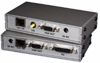KVM-Extender via CATx / VGA + PS/2 für max.125m Entfernung / Anschlussport für lokale Konsole
