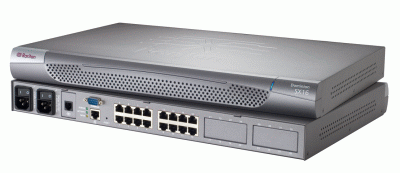 Raritan Dominion SX2-16M 16- Port serieller Konsolenserver, dual LAN, dual Power, Modem