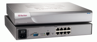 Raritan Dominion SX2-8M 8- Port serieller Konsolenserver, dual LAN, dual Power, Modem