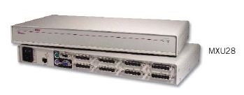 Raritan MasterConsole MXU216 - 2 User - 16 Computer - integrierter CAT5 Extender (Sender)